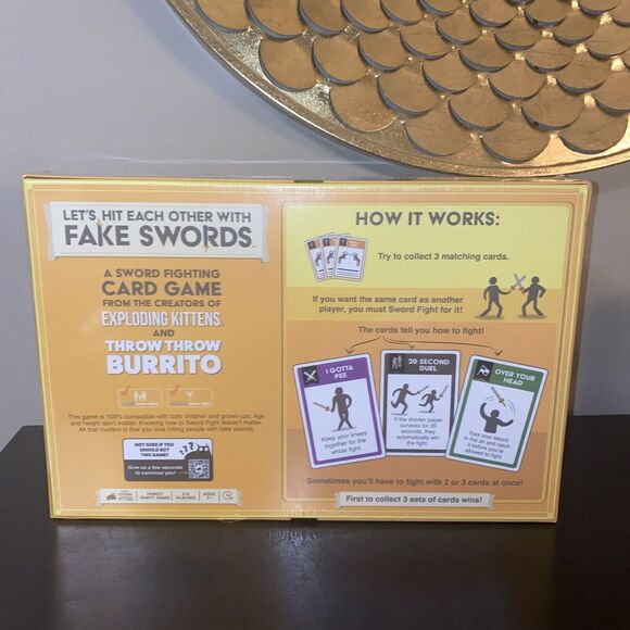 Exploding Kittens Let's Hit Each Other with Fake Swords NIB - Picture 3 of 6